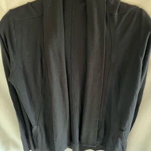 Athleta Pranayama Wrap Black Knit Cardigan